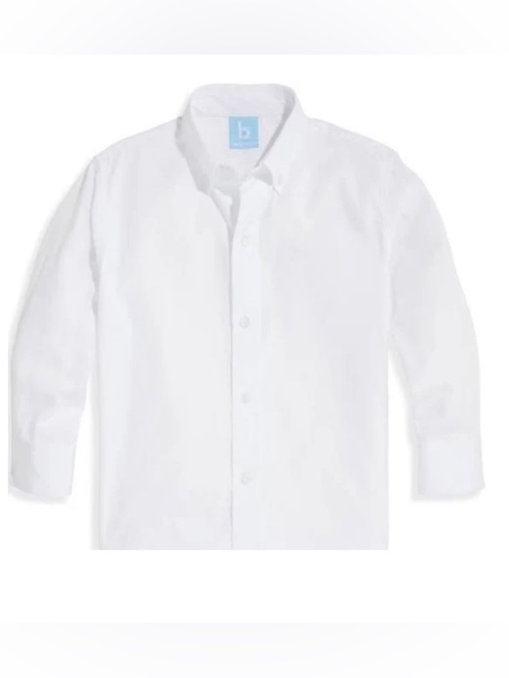 Bella Bliss Bella Bliss Poplin Button down Shirt, White (Size: 3T)